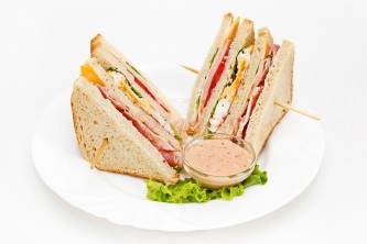 Sandwich Club Ham & Bacon